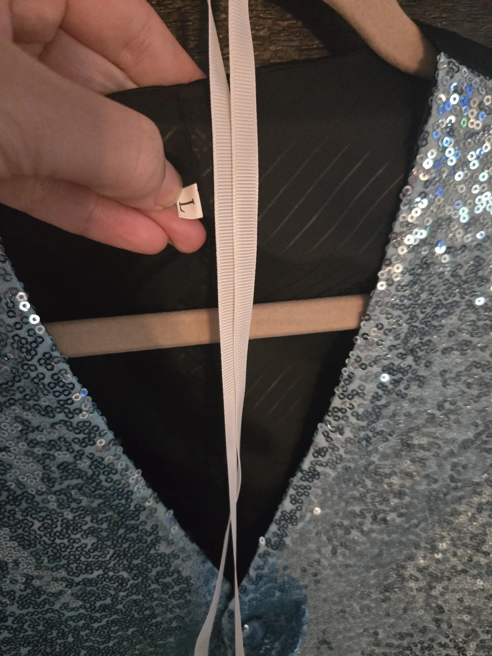 Light Aqua Sequin Vest